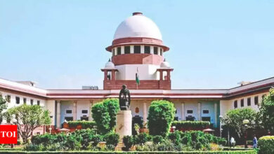 SC: Courts may not issue orders over religious sites | India News – Times of India