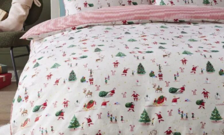 Shoppers are loving Sainsbury’s Christmas sheets – prices start at just £12