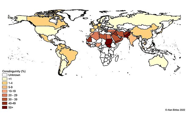 The area of ​​England where up to 46% of women of Pakistani descent have children with their cousins ​​– as research reveals shock rate of ‘extreme’ inbreeding in Britain