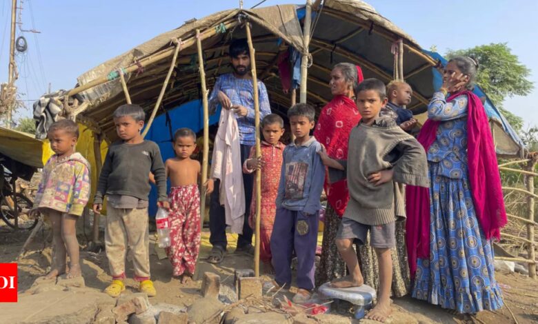 UN team visits Rohingya camp in Jammu amid row over water, power supply | India News – Times of India